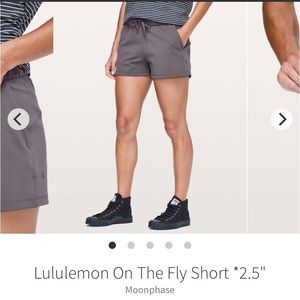 Lululemon shorts 2.5 inch size 8